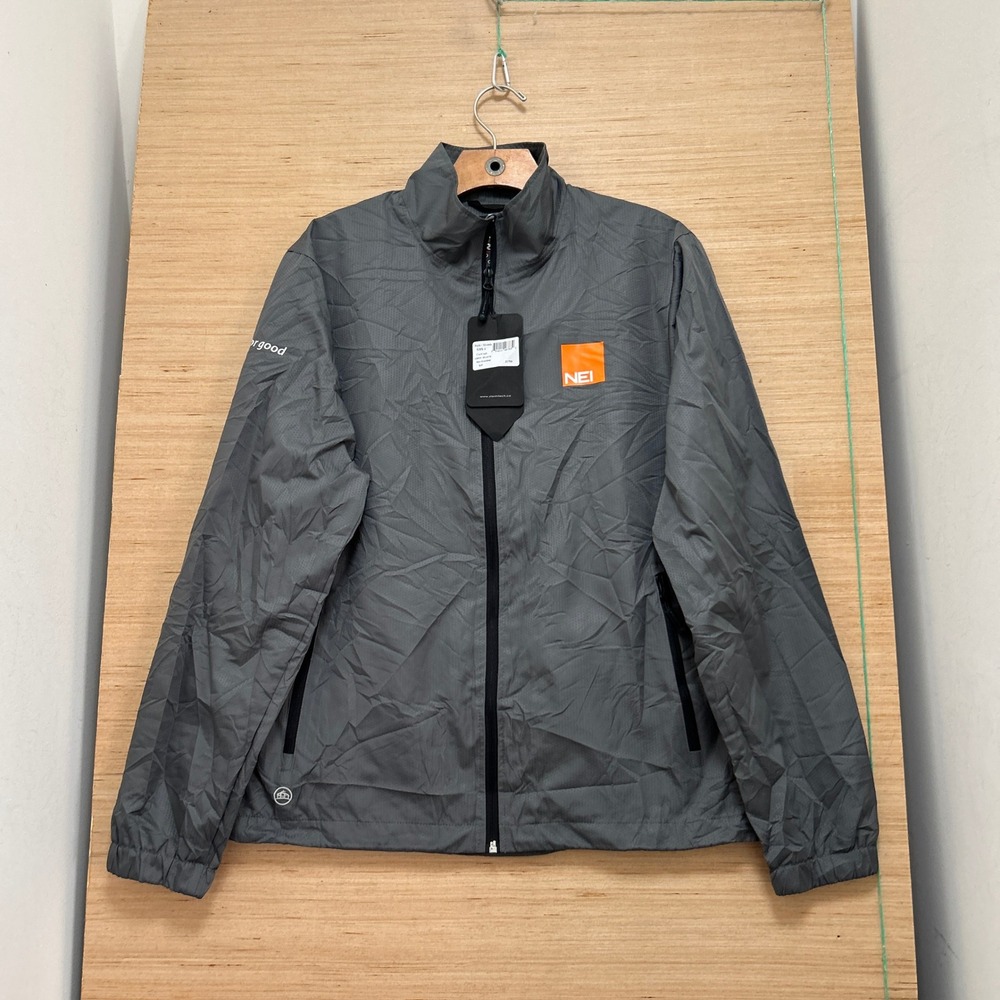 Stormtech Performance DWR Windbreaker Jacket Grey Hex Ripstop Mens Small NEI